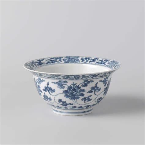 Bowl With Lotus Scrolls Anonymous C C Rijksmuseum