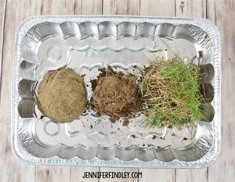 Erosion Science Experiment With Grass