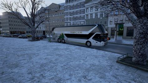 Fernbus Simulator Neoplan Skyliner Top Am Skin Youtube