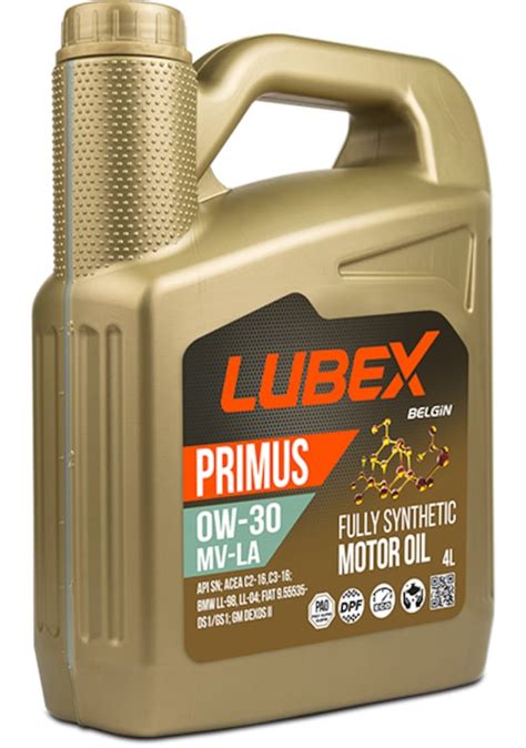 Lubex Primus 0W 30 Dpf Mv La Tam Sentetik Motor Yağı 4 x 4 L Fiyatları