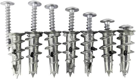 Ansoon Zinc Self Drilling Drywall Anchors With Screws Kit Heavy