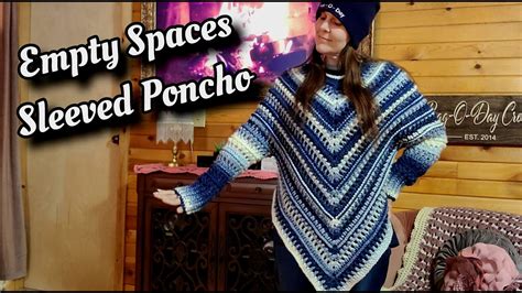 How To Crochet Poncho With Sleeves Tutorial Youtube