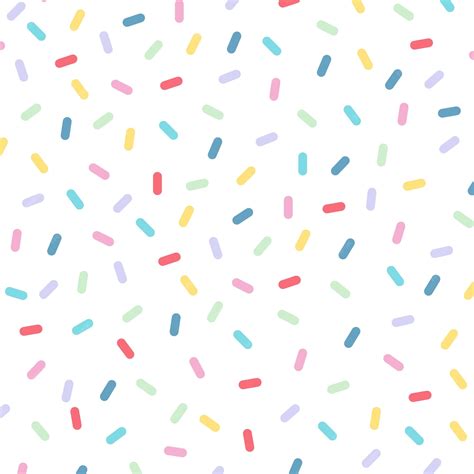 Premium Vector A Seamless Pattern With Sprinkles On A White Background