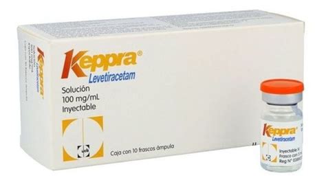 Keppra Solución Inyectable 10 Frascos 100mg ml Meses sin intereses