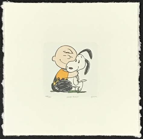 Snoopy Hugging Charlie Brown