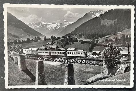 Gstaad Viadukt Mit MOB Bahn Ca 1960 Kaufen Auf Ricardo