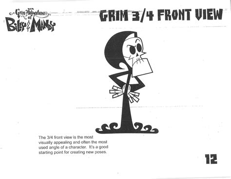 The Grim Adventures Of Billy And Mandy 2001 07 Part 1 Model Sheets