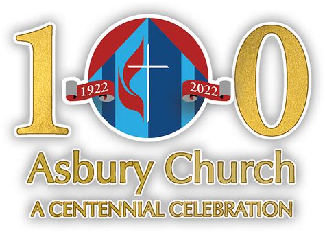 Asbury A Centennial Celebration Logo Glow And Shading Web