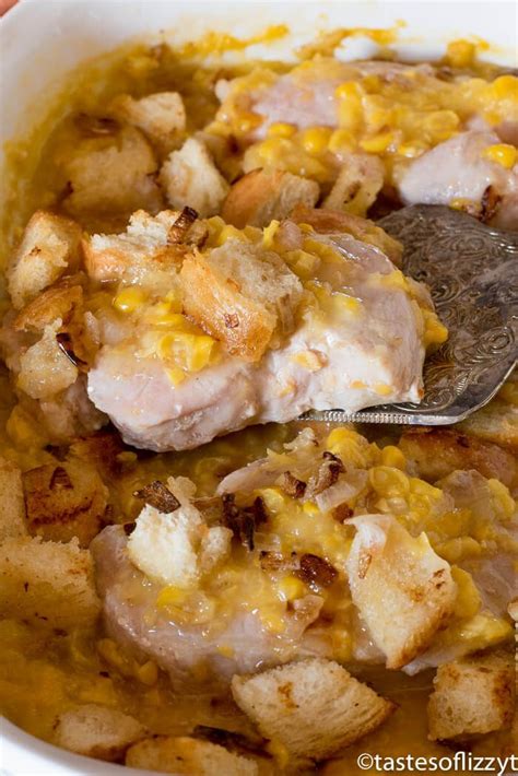 Taste The Comforts Of Home With Cream Corn Pork Chops Casserole Recipe Pork Chops Cooked To