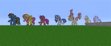 My Little Pony Pixel Arts Minecraft Project