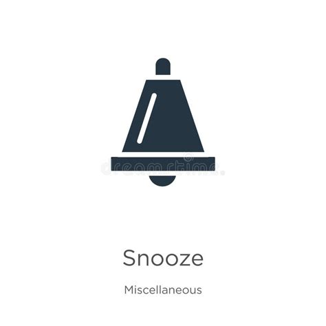 Snooze Icon On White Background Simple Element Illustration From