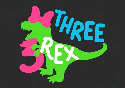 Free Birthday T Rex Svg Svg Png Eps Dxf File