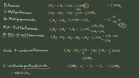 Formulaci N Org Nica Ejemplo Formulaci N De Amidas Youtube