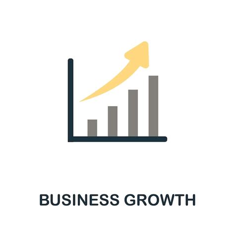 Premium Vector Business Growth Icon Monochrome Simple Business Growth