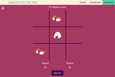 Github Unicar Tictactoe A Simple Tic Tac Toe Game Built With Html