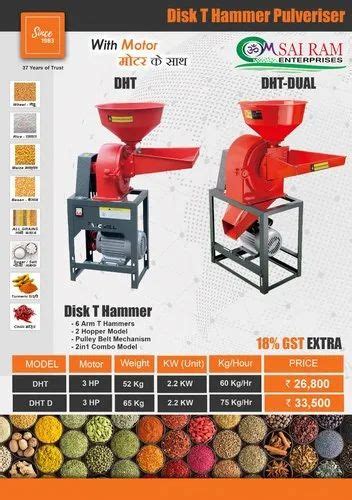 Automatic Masala Grinding Machine Single Phase Hammer Mill At Rs 25000piece In Bhubaneswar