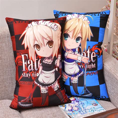 Japanese Anime Fate Stay Anime Saber Hugging Body Pillow Back Pillows ...