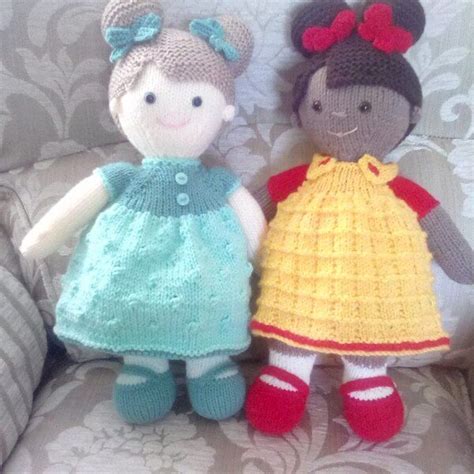 Lilly And May Dolls Knitting Pattern By Claire Fairall Knitting