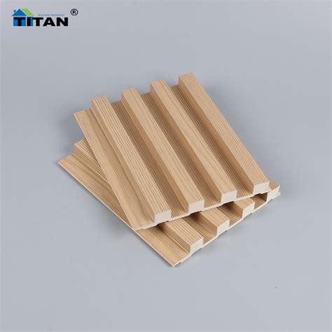 Factory Price Eco Friendly Wpc Fluted Wall Panel Designs For Interior