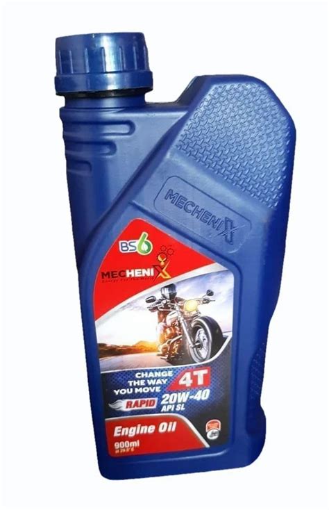 900ml Mecheni 4T 20W40 Bike Engine Oil Bottle Of 900 ML At Rs 115