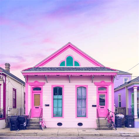 House Tour A Pink Bywater Shotgun Home In New Orleans