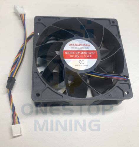 6500 Rpm Cooling Fan Bitmain Antminer S19 L3 L3 S17 T17 S19 S19j S19j Pro T19 Ebay