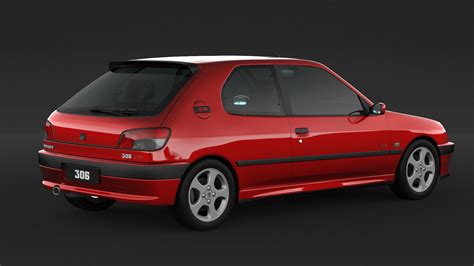 Peugeot 306 S16 3d Model 70 Max Obj Fbx Unknown Free3d
