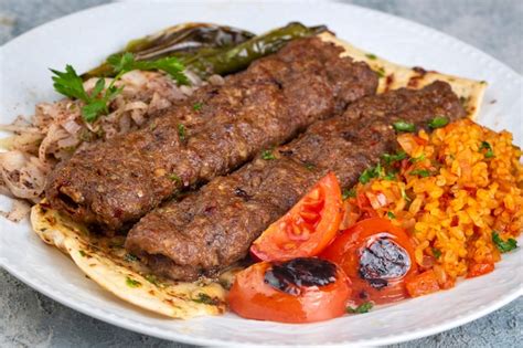 Premium Photo Traditional Delicious Turkish Foods Adana Kebab