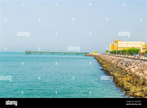 seaside promenade behind the Sharq souq in Kuwait Stock Photo - Alamy