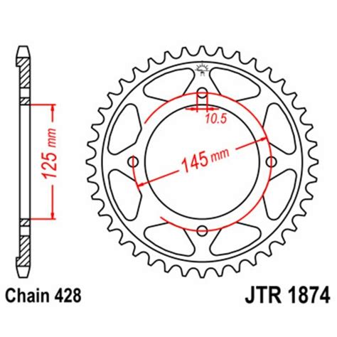 Couronne Jt Sprockets Acier Standard Equip Moto