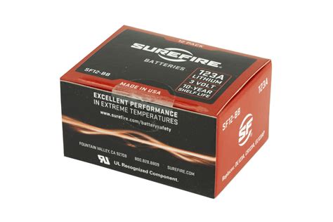 123a Surefire Battery Cr123a Lithium 12 Pack Red Ar15discounts