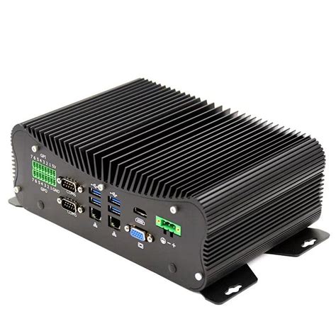 DC9 36V Barebone Industrial Fanless PC With I5 4200U GPIO Function MC