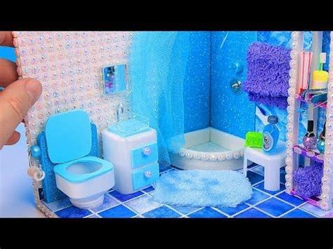 DIY Miniature Frozen Bedroom And Bathroom YouTube Frozen Bedroom