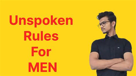 13 Unspoken Rules For Men In 2024 🧔🏻‍♂️ Youtube