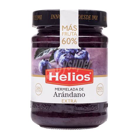 Helios Mermelada extra de arándanos sin gluten Frasco 340 g