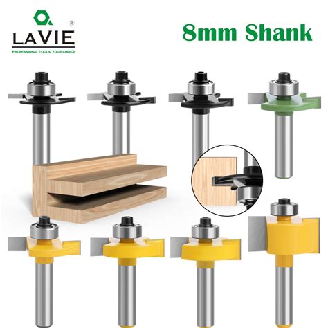 Lavie Pc Mm Shank T Slot Router Bit Bit With Bearing Wood Slotting