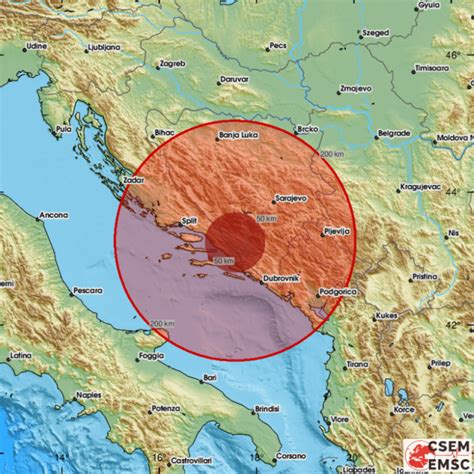 Jutarnji list BiH zatresao potres jačine 4 4 po Richteru osjetio se