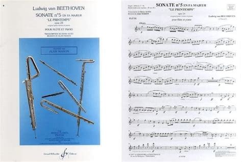 Other With Appendix Beethoven Sonate No En Fa Majeur Le