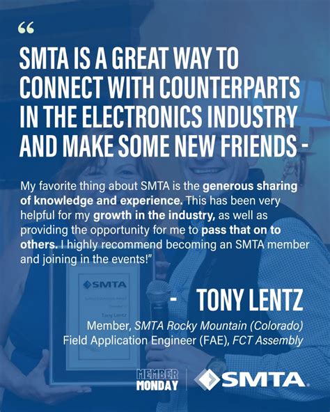 Membermonday Smta Smt Member Electronics Manufacturing Surface