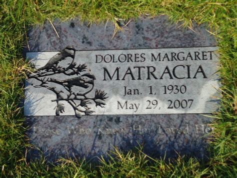 Dolores Margaret Lauer Matracia Find A Grave Memorial