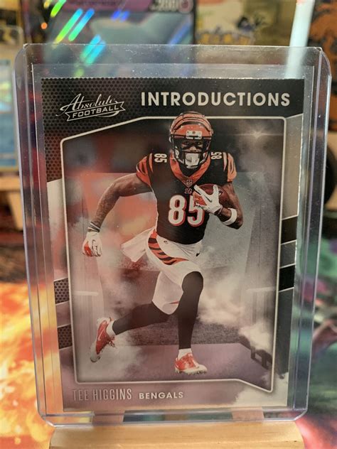 Panini Absolute Football Introductions Tee Higgins Rookie Rc Nm M