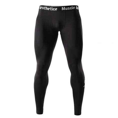 Men Bamboo Fiber Compression Tight Fitness Leggings Workout Training Pants These High Qualit