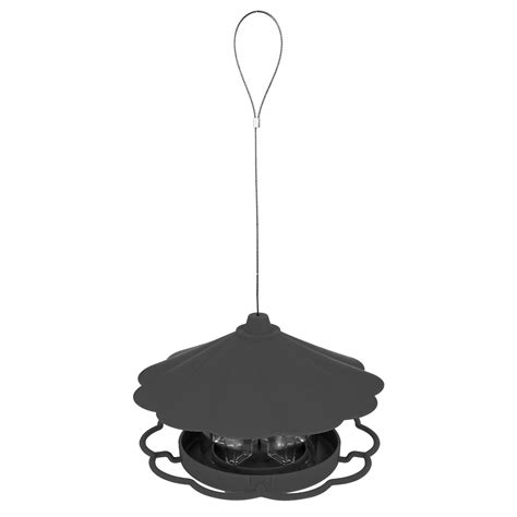 Bird Feeder Garden Birds Feeder Squirrel Feeders For Outdoors Grey