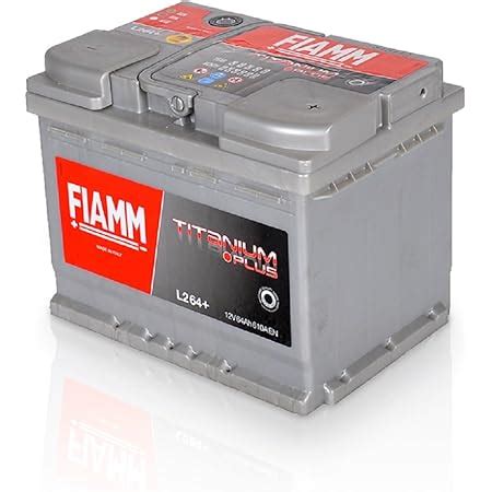 BATTERIA AUTO FIAMM Cod L264 TITANIUM PLUS 64Ah 600A Polo Positivo A