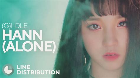 G I Dle Hann Line Distribution Youtube