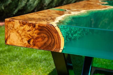 Dining table Custom Coffee Table Live Edge Table Epoxy Resin Table ...