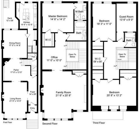 Inside Stonehouse Chicago House Floor Plans Brownstone Homes Floor