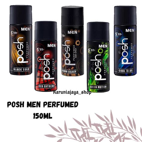 Jual POSH MEN PERFUMED BODY SPRAY 150ML Shopee Indonesia