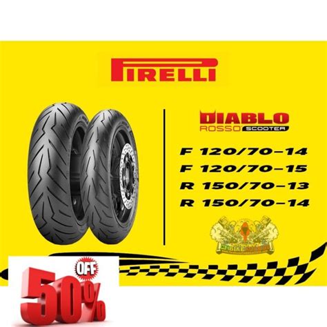 ยาง Pirelli Diablo Rosso Scooter สำหรบ X Max300 Aerox155 Forza300