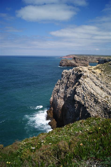 Banco De Imagens De Praia Panorama Mar Costa Rocha Oceano